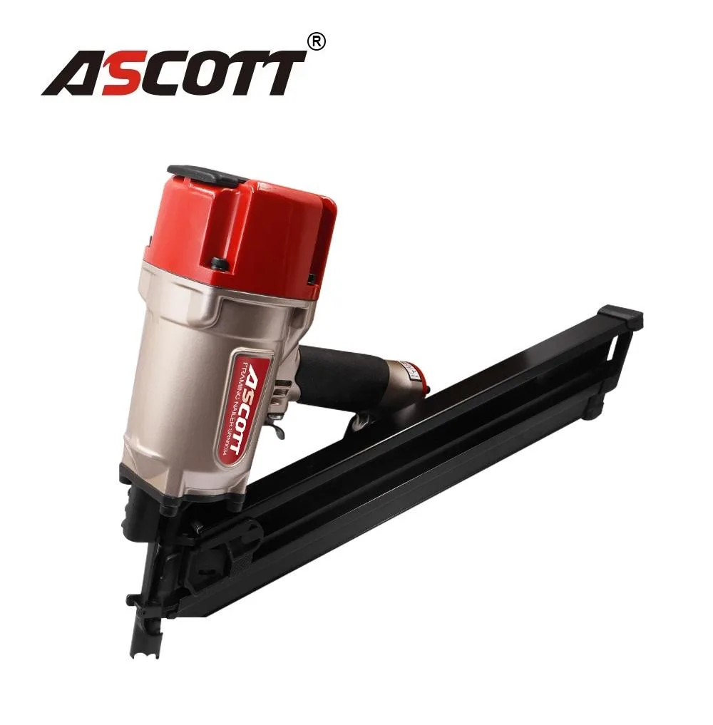 ASCOTT SRN9034: 34 Degree Paper Tape Framing Nailer for High-Density Timber Framing
