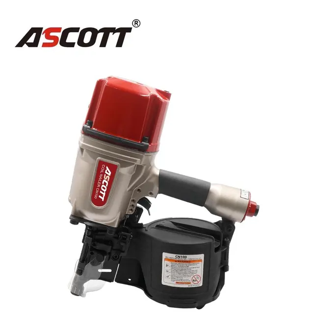 ASCOTT CN100: Heavy-Duty 4-Inch Pallet Coil Nailer for Structural Framing and Decking