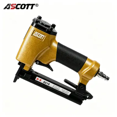 ASCOTT 8016: Industrial 21 Gauge Fine-Wire Pneumatic Stapler for Furniture Repair